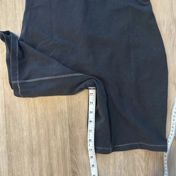 SKIMS OUTDOOR MID THIGH ONESIE IN WASHED ONYX sz 2XL - Picture 6 of 12